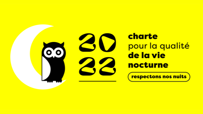 Affichette de la Charte de la vie nocturne 2022