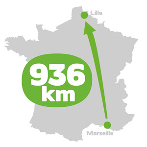 Marseille-Lille en courant pour l'APEX
