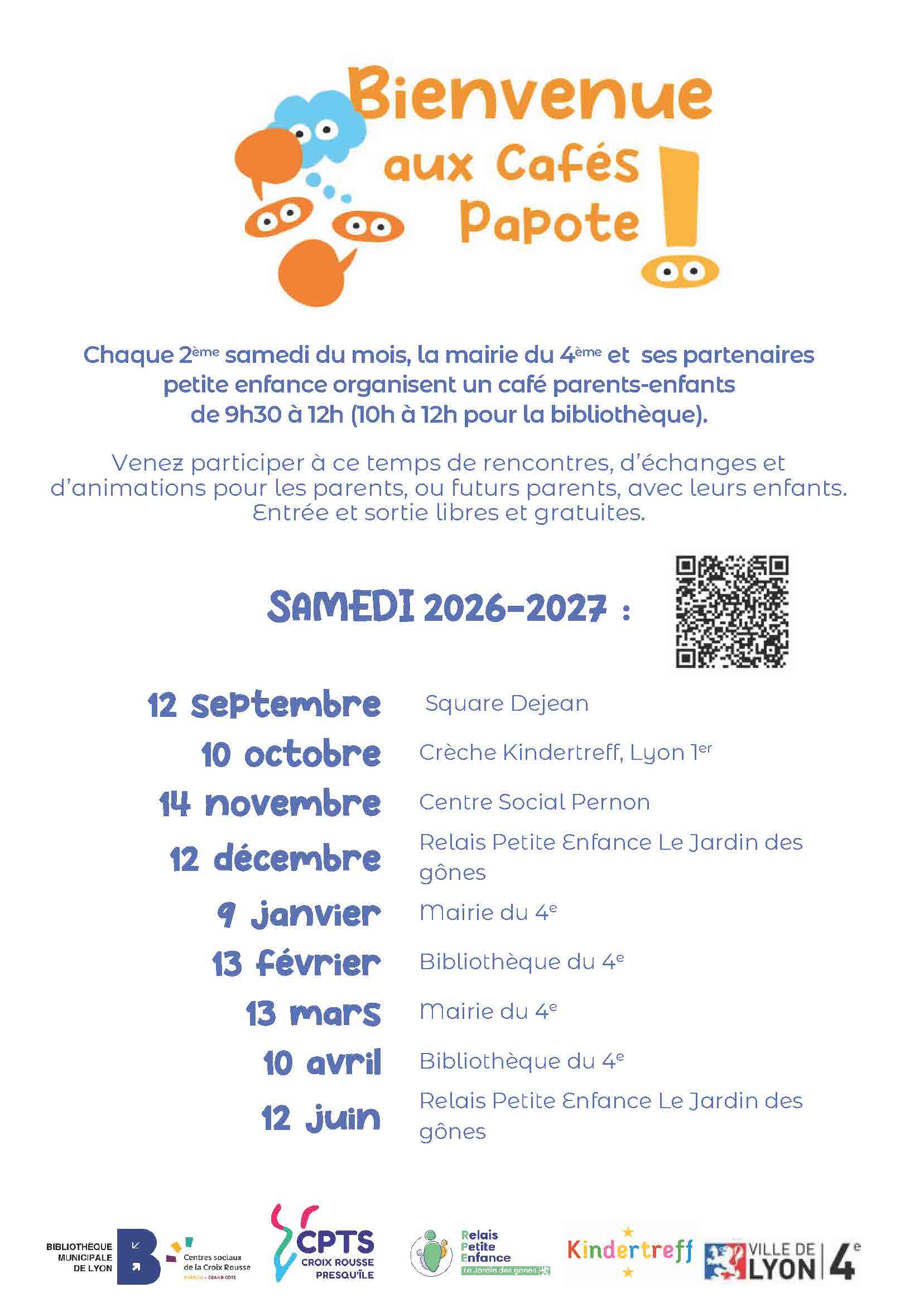 Calendrier 2026-2027