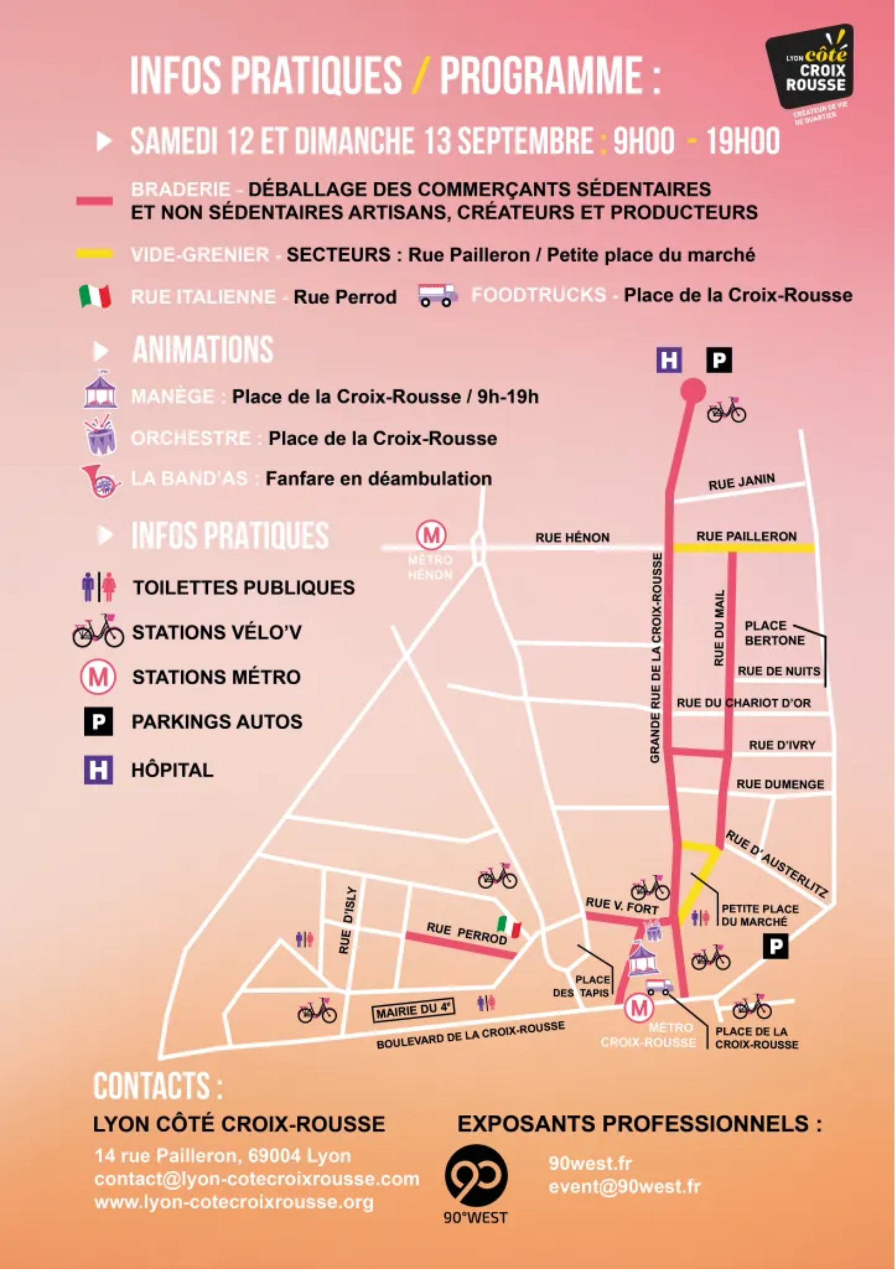 plan de la Grande Braderie